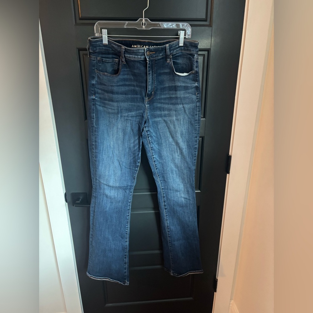 American Eagle Outfitters high rise skinny kick jeans